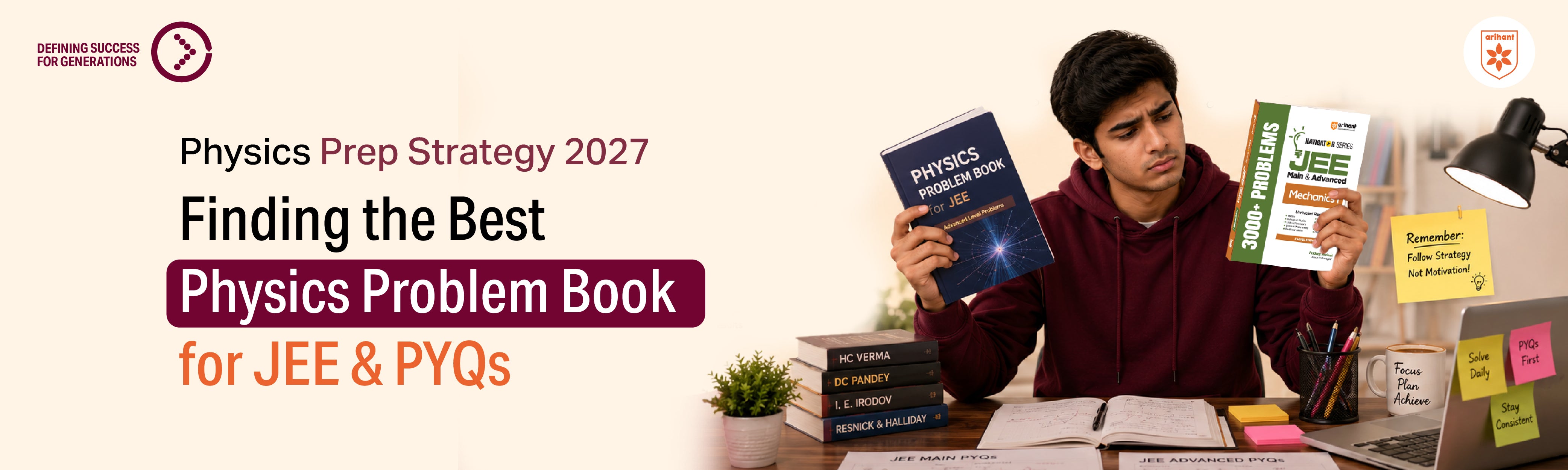 Physics Prep Strategy 2027: Finding The Best Physics Problem Book For JEE & PYQs