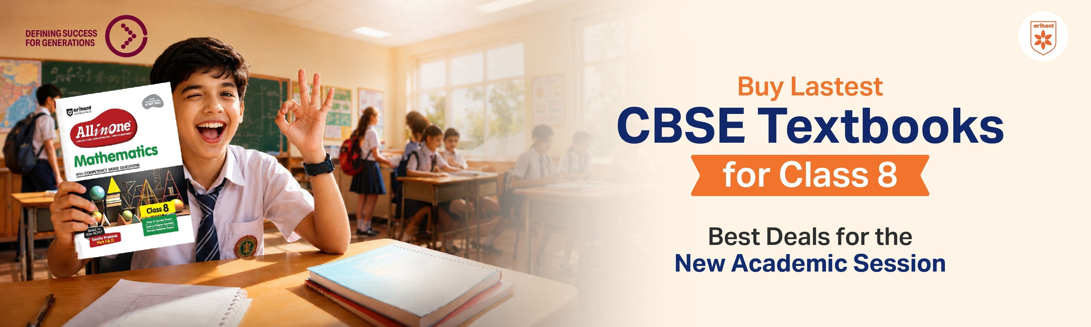 Buy Latest CBSE Textbooks For Class 8: Best Deals For The New Academic Session