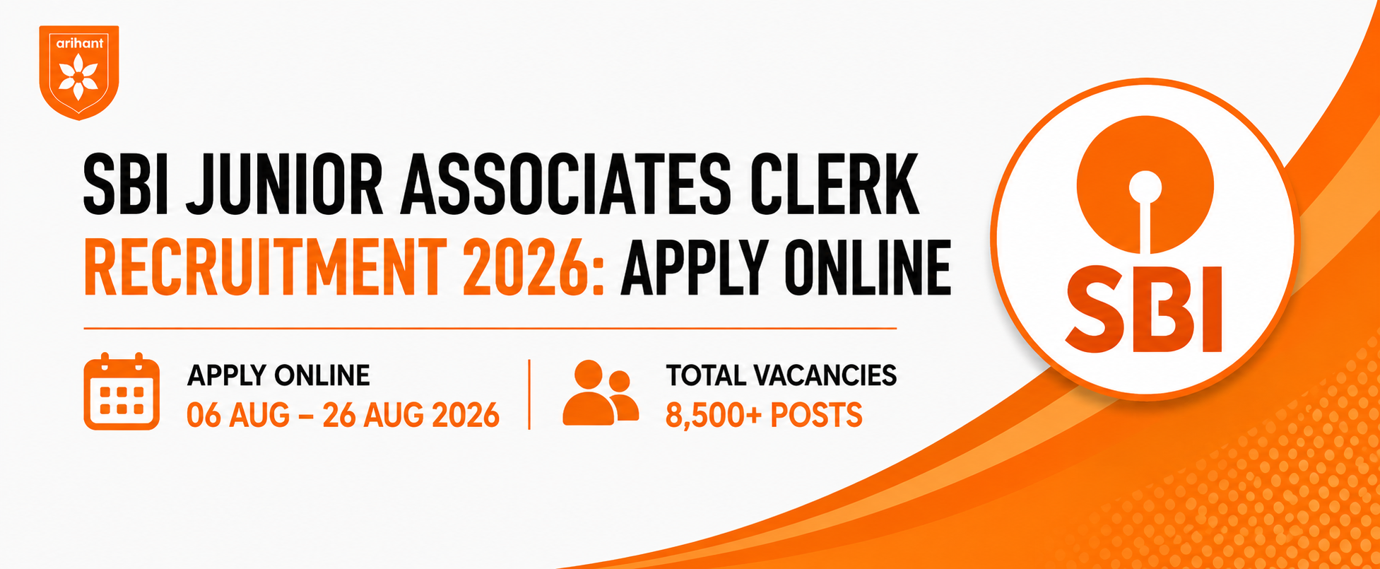 SBI Junior Associates Clerk Recruitment 2026: Apply Online