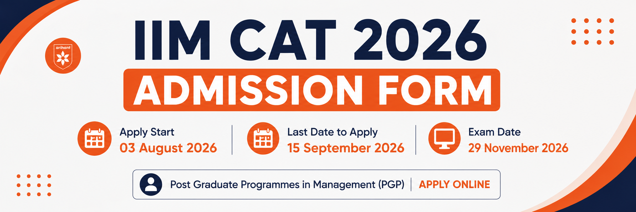 IIM CAT 2026 Admission Form