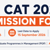 IIM CAT 2026 Admission Form