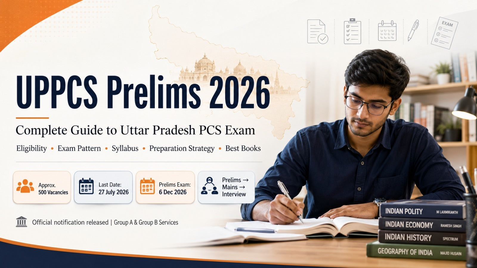 UPPSC PCS 2026 Recruitment For 500 Posts