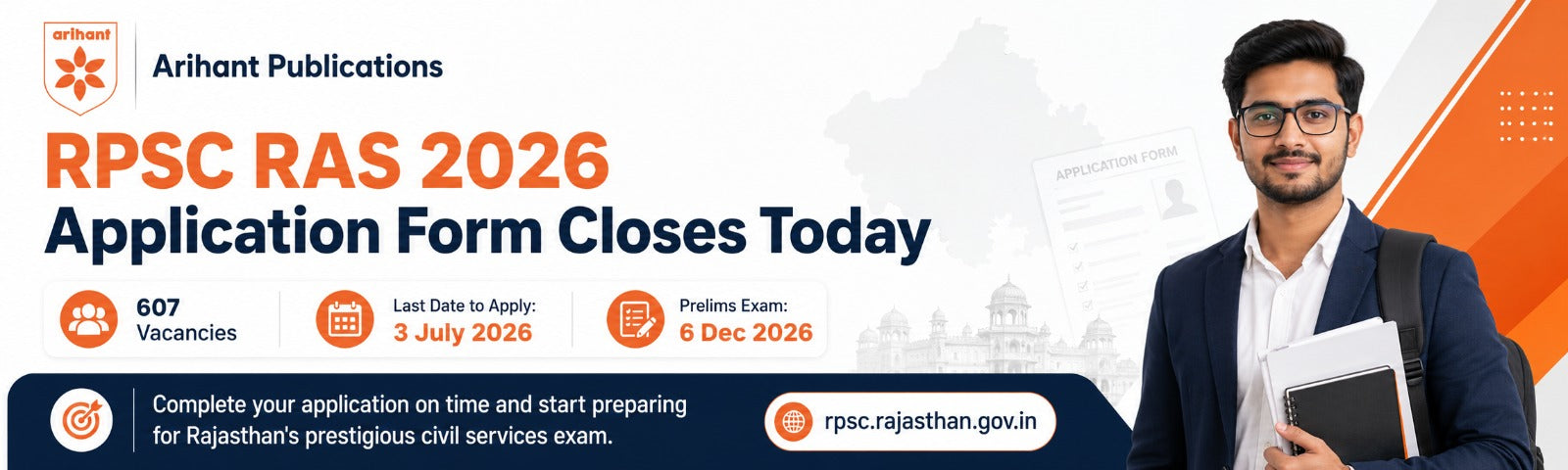 RPSC RAS 2026 Application Form Closes Today