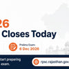 RPSC RAS 2026 Application Form Closes Today