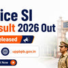 UP Police SI Final Result 2026 Out