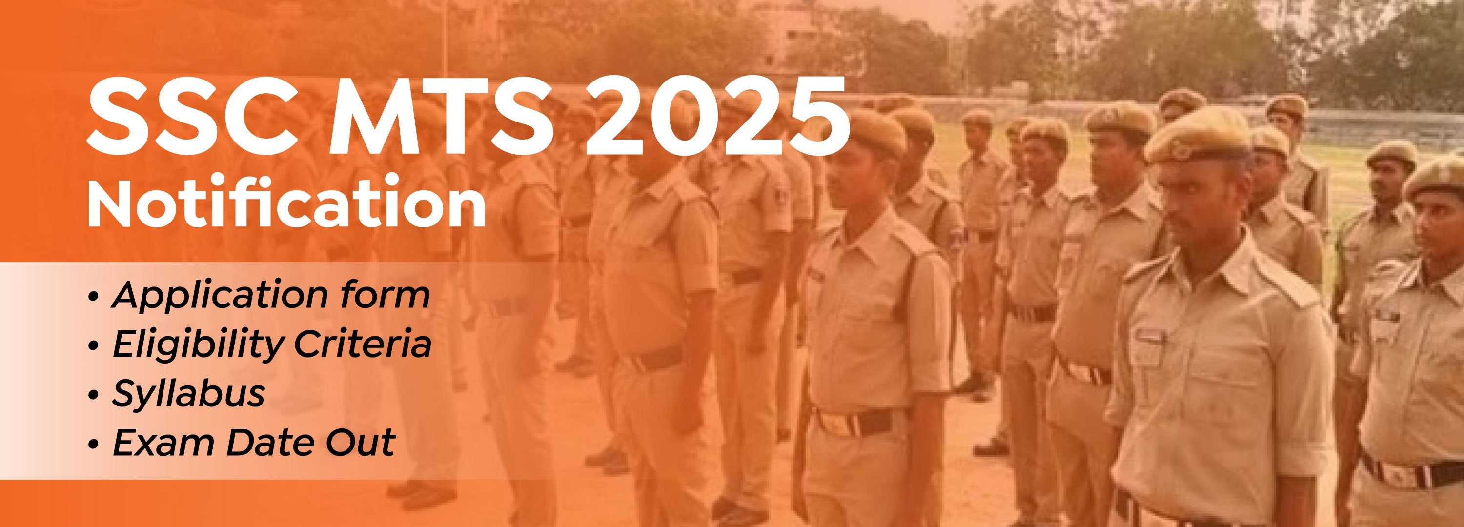 SSC MTS 2025 Notification (June 26), Application Form, Eligibility Criteria, Syllabus, Exam Date Out