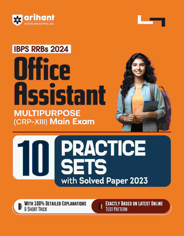 IBPS RRBs 2024 Office Assistant Multipurpose (CRP-XIII) Main Exam 10 Practice Sets With Solved Paper 2023
