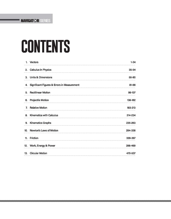 JEE Navigator 3000 + Problems Mechanics | By Pradeep Beniwal | JEE Main & Advanced 2026