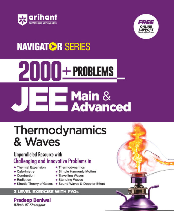Combo of JEE Navigator (Physics) Electrostatics & Current Electricity, Magnetism & Electromagnetic Induction, Optics & Modern Physics, Thermodynamics & Waves, Mechanics II, Mechanics I