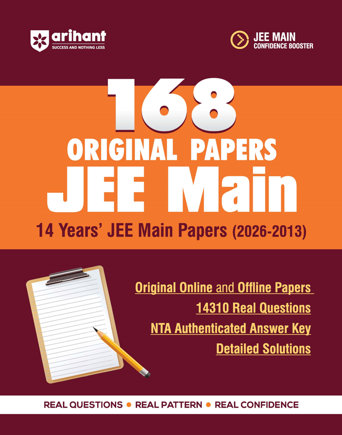 Arihant JEE Main 14 Years (2026–2013) Solved Papers | 168 Original Papers with 14310 Real Questions | C019 | 9789378167829