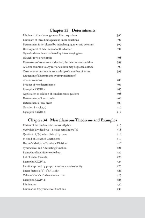 Classic Texts Series - Higher Algebra | By Hall & Knight