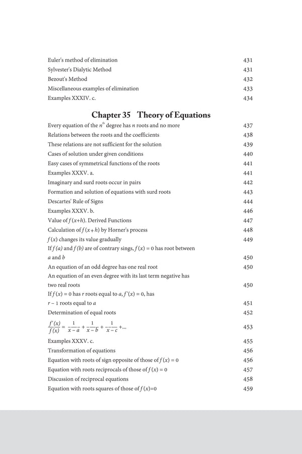 Classic Texts Series - Higher Algebra | By Hall & Knight