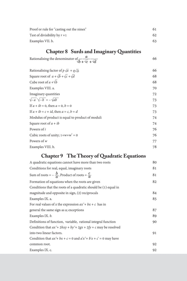 Classic Texts Series - Higher Algebra | By Hall & Knight