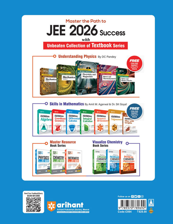 VITEEE (Vellore Institute of Technology  Engineering Entrance) 19 Years Solved Papers (2025-2007) with 3 Practice Sets | Physics, Chemistry, Maths, Aptitude & English | English Medium