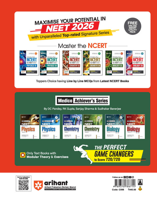 NEET Biology 38 Year's Chapterwise - Topicwise Solutions (2025-1988)| 1500+ MCQs With NCERT Refrences | Re NEEET 2022 & 2024 | English Medium