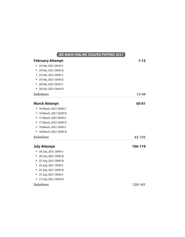 JEE Main  Mathematics | Online Solved Papers (2023-2019)