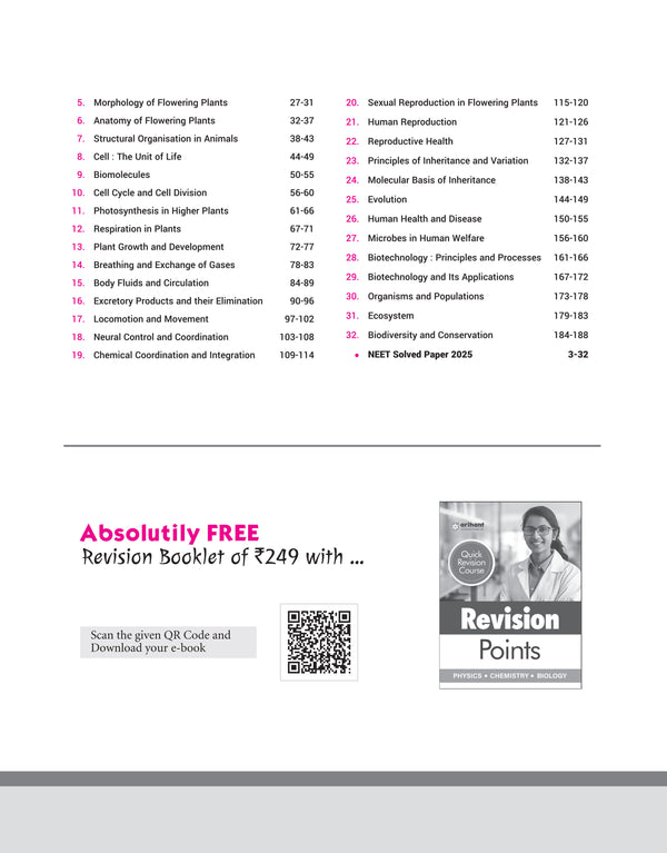 Master Stroke NEET UG 2026 | 2500+ MCQs (Physics, Chemistry, Biology) | With Solved NEET 2025 Paper, NCERT Reference & Expert Tips