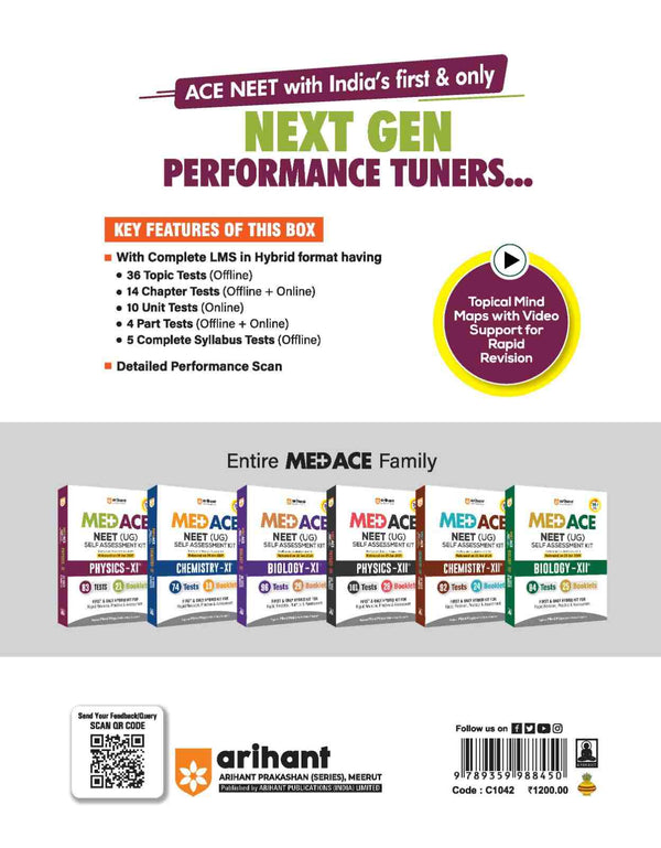 MED ACE NEET (UG) Self Assessment Kit Physics- XIth