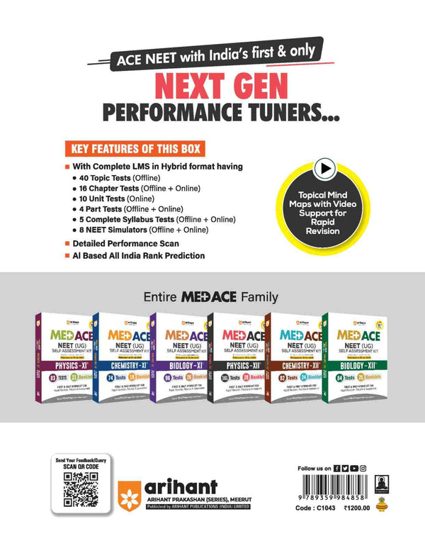 MED ACE NEET (UG) Self Assesment Kit Physics -XII