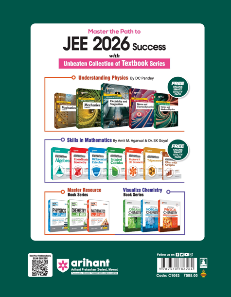 JEE Main Physics | 7 Years 143 Shifts (2025-2019 All Papers) | Chapterwise- Topicwise Solved Papers | 2500+ MCQs, Key Idea, Concept Enhancer
