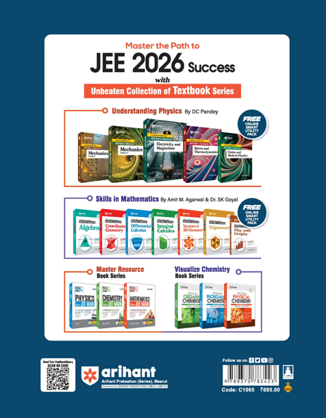 JEE Main Mathematics | 7 Years 143 Shifts (2025-2019 All Papers) | Chapterwise- Topicwise Solved Papers | 2500+ MCQs, Key Idea, Concept Enhancer