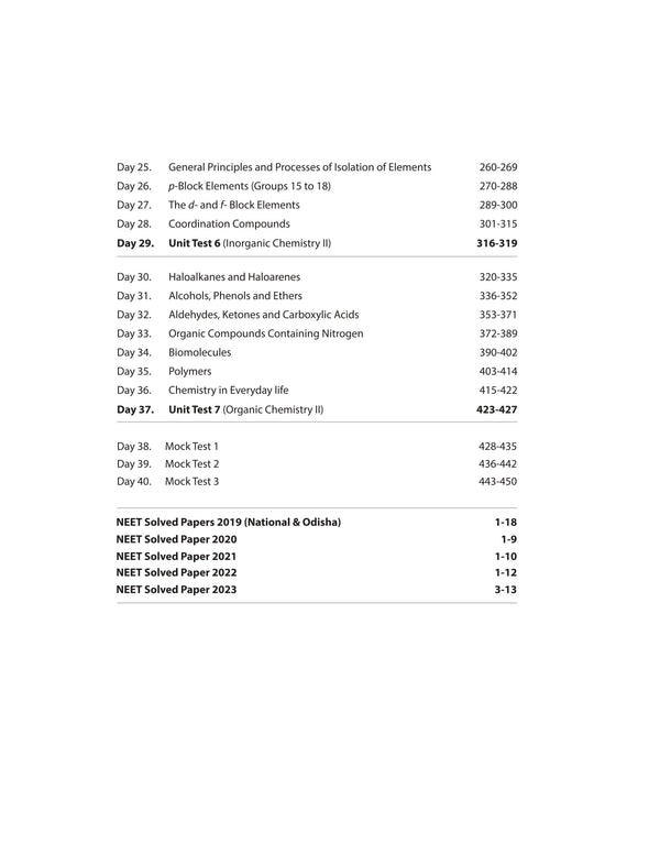 NEET in 40 Days Chemistry | The Most Accepted Crash Course Programme