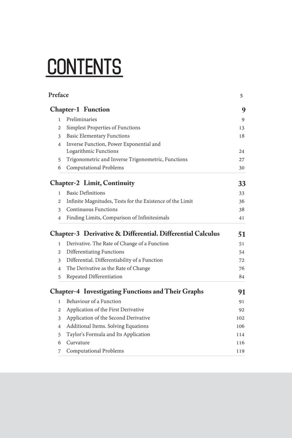 Classic Texts Series - A Problem Book in Mathematical Analysis | GN BERMAN
