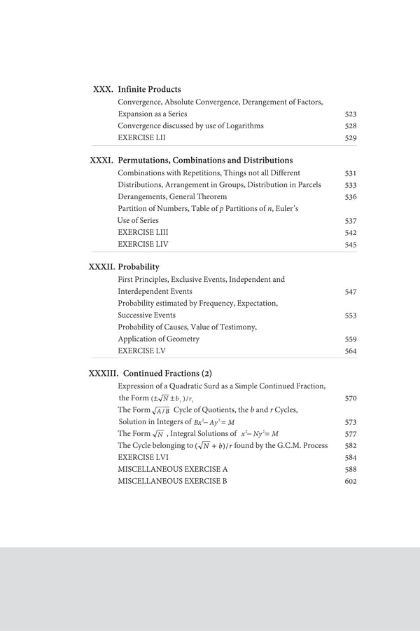 Classic Texts Series - Higher Algebra | By Barnard & Child