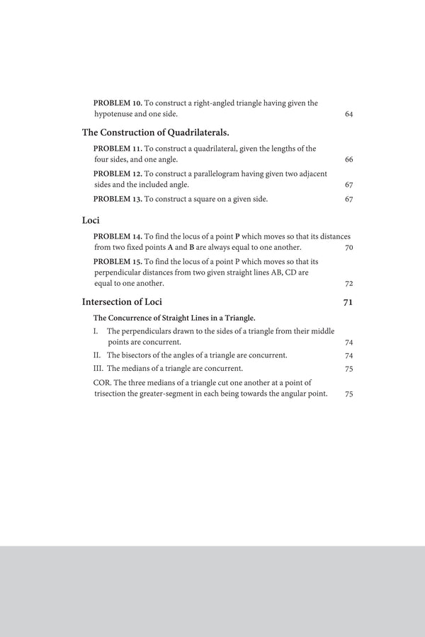 Classic Texts Series - A School Geometry | By HS Hall & FH Stevens