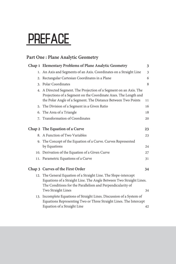 Classic Texts Series - Problems in Analytic Geometry | By D. Kletenik