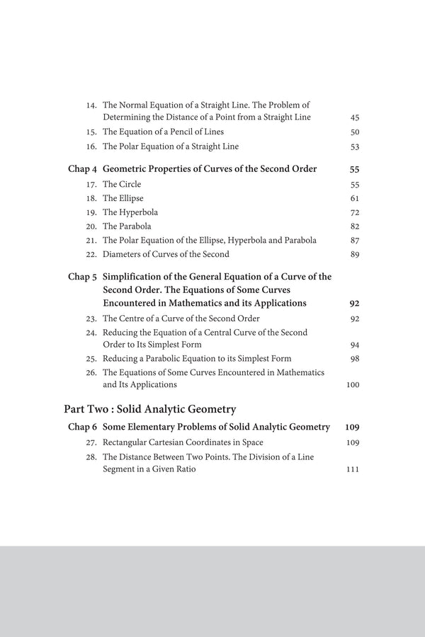 Classic Texts Series - Problems in Analytic Geometry | By D. Kletenik