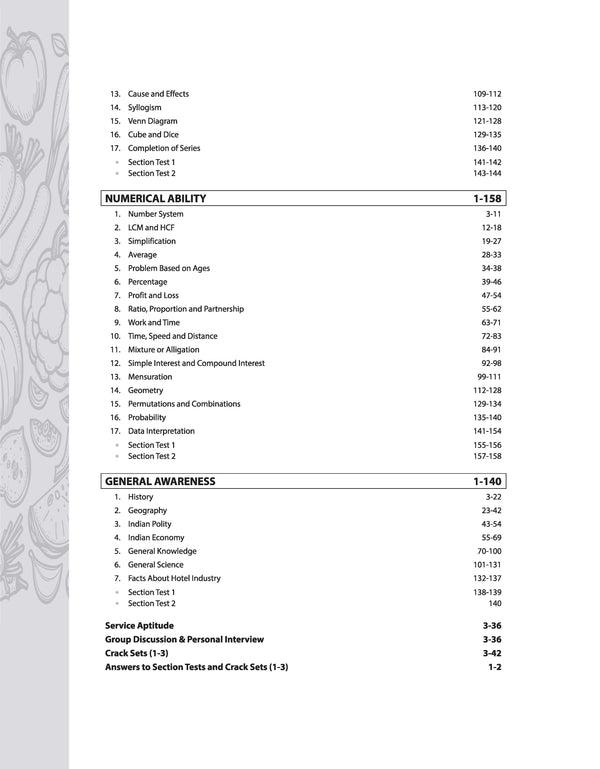 NCHMCT-JEE (Hotel Management Entrance Exam) 2026 | Study Guide | 3000+ MCQs, 2 Sectional Test