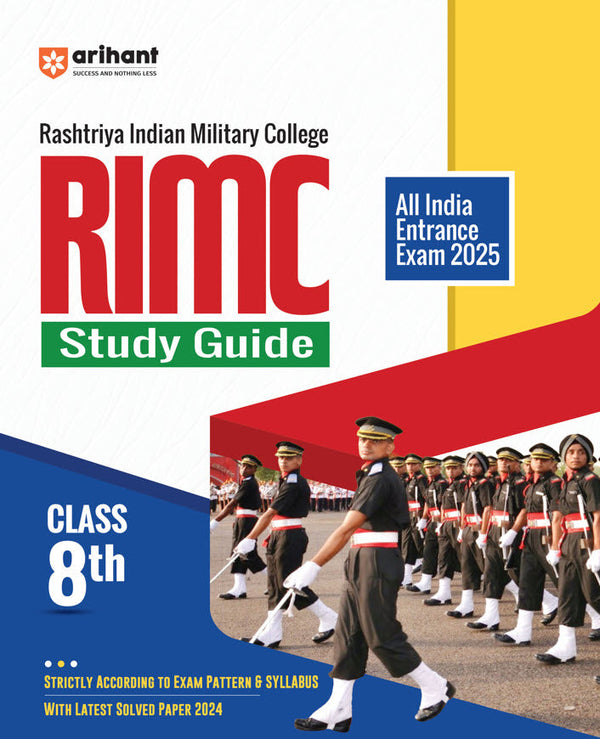 Rashtriya Indian Military College (RIMC) Admission Test Class - VIII | Study Guide | English Medium