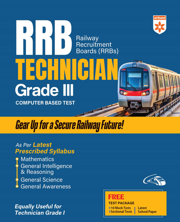 RRB Technician (Grade-III) Exam 2025 | Computer Based Test 2025 | Complete Study Guide | With Solved Papers & Mock Test | English Medium