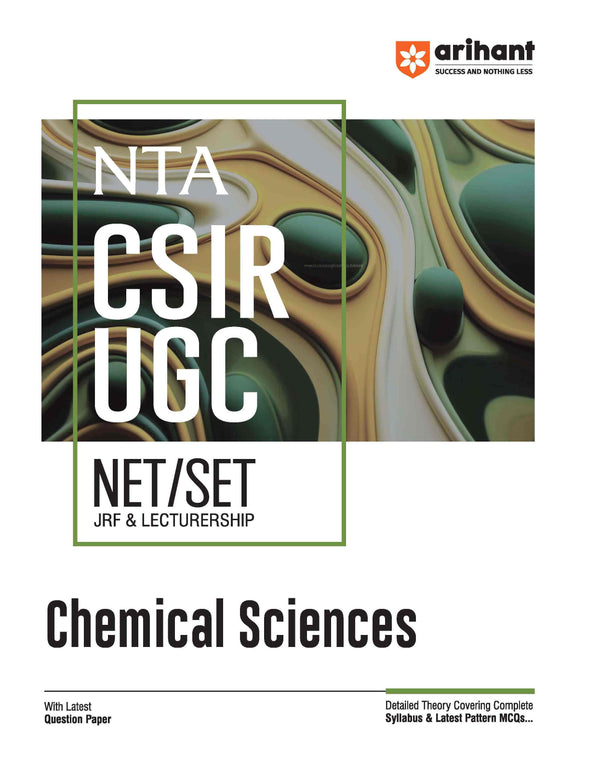 Study Guide for NTA CSIR UGC NET/SET (JRF & Lectureship) Chemical Sciences I Detailed theory covering complete syllabus & latest pattern MCQs with latest question paper