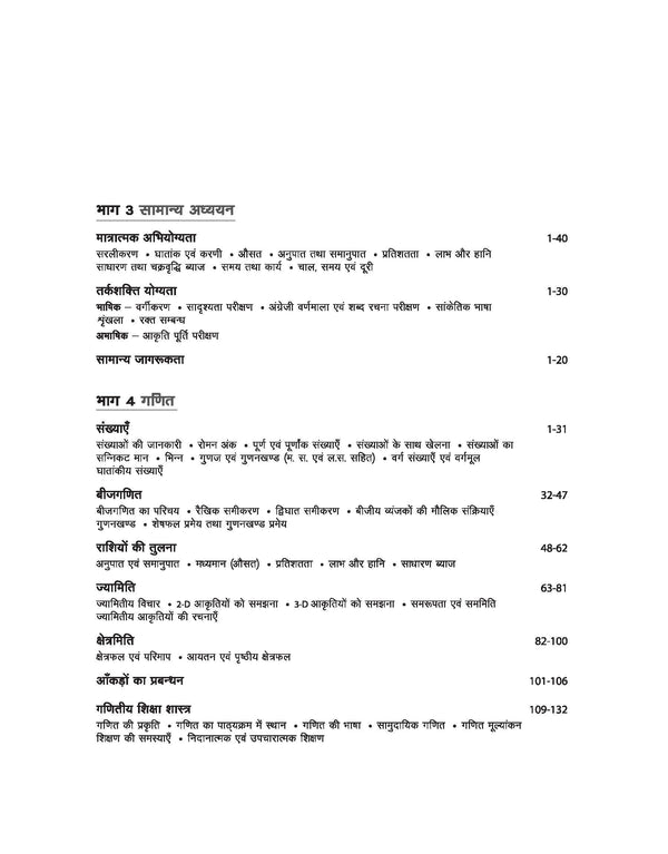 HTET (Haryana Teacher Eligibility Test ) Haryana shikshak patrata pariksha Leave-II kaksha (VI-VIII) Ganit