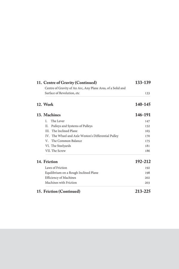 Classic Texts Series - The Elements Of Statics & Dynamics Part-1 Statics | By SL LONEY