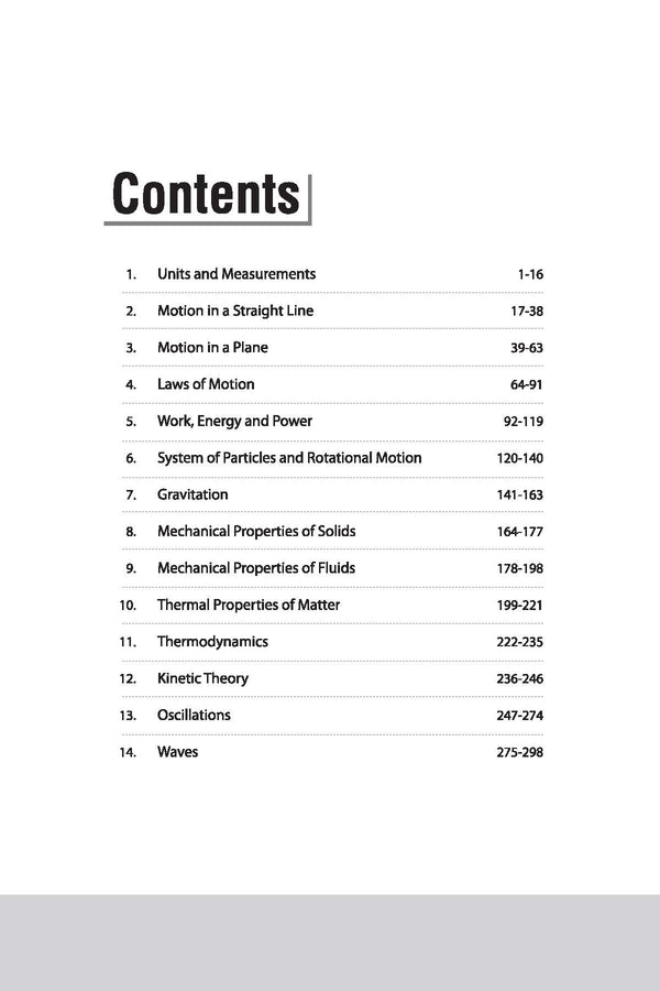 NCERT Solutions Physics Class 11th with Chapterwise Study Notes | English Medium