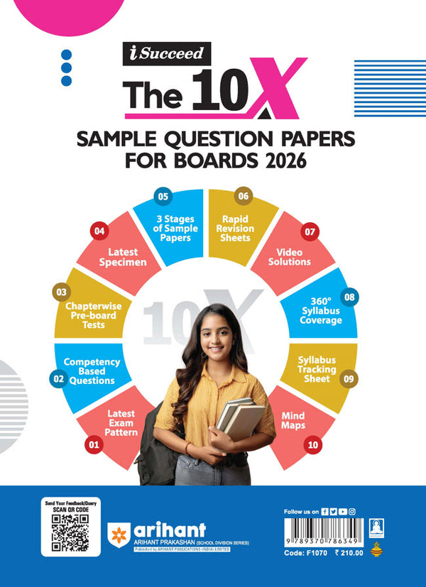 i-Succeed ISC 2026 – Economics Class 12 | 15 Sample Question Papers | Based on Latest ISC Syllabus | Includes Solved Specimen Paper, 2025 Board Paper & Council-style Answers