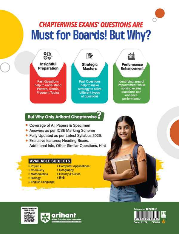 ICSE Geography Class 10th | 16 Years Chapterwise Topicwise Question Bank (2025 - 2010)