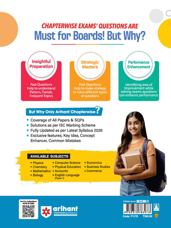 ISC Mathematics Class 12th | 21 Years Chapterwise Topicwise Question Bank (2025 - 2005)