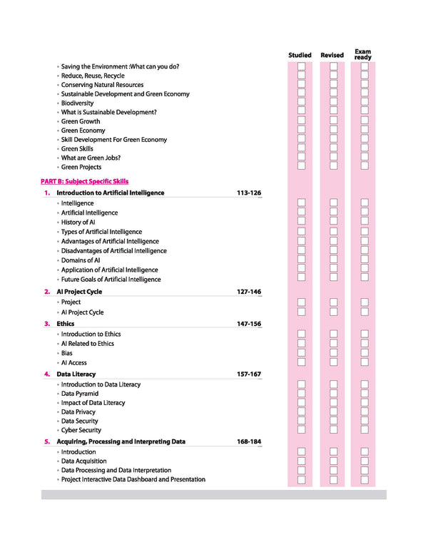 CBSE All in One Artificial Intelligence Class 9 Exam 2025-26 | Practice Exercise, Sample Papers, CBQs, MCQs, Statement Based, A-R, etc.| Edition 2026