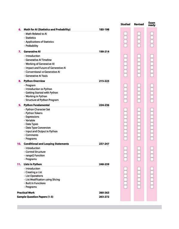 CBSE All in One Artificial Intelligence Class 9 Exam 2025-26 | Practice Exercise, Sample Papers, CBQs, MCQs, Statement Based, A-R, etc.| Edition 2026