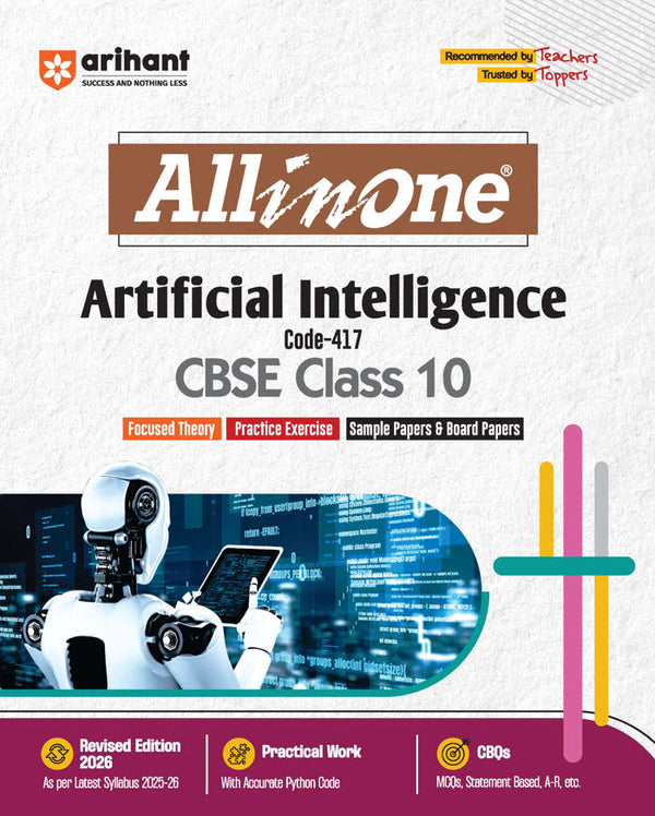 CBSE All in One Artifical Intelligence  (Code-417) Class 10 Exam 2025-26 | NCERT, Exemplar & Other Questions, Sample Papers, Revised Edition 2026