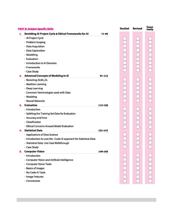 CBSE All in One Artifical Intelligence  (Code-417) Class 10 Exam 2025-26 | NCERT, Exemplar & Other Questions, Sample Papers, Revised Edition 2026