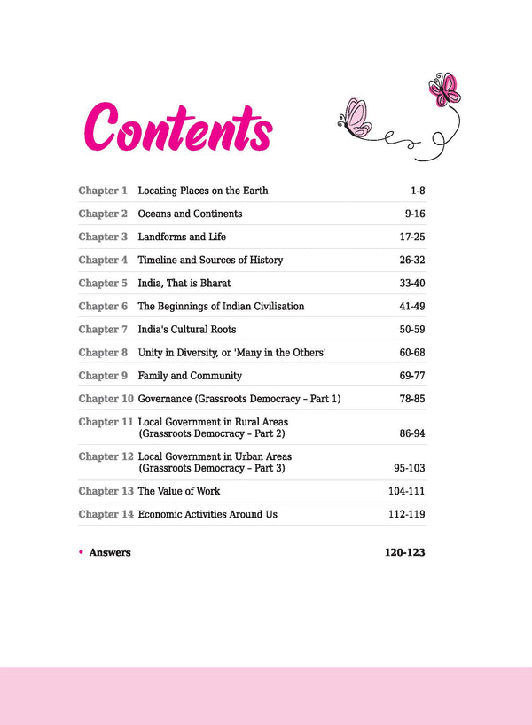 Workbook Exploring Society India and Beyond (Social Science) Class-6 | Based on Ncert Textbook