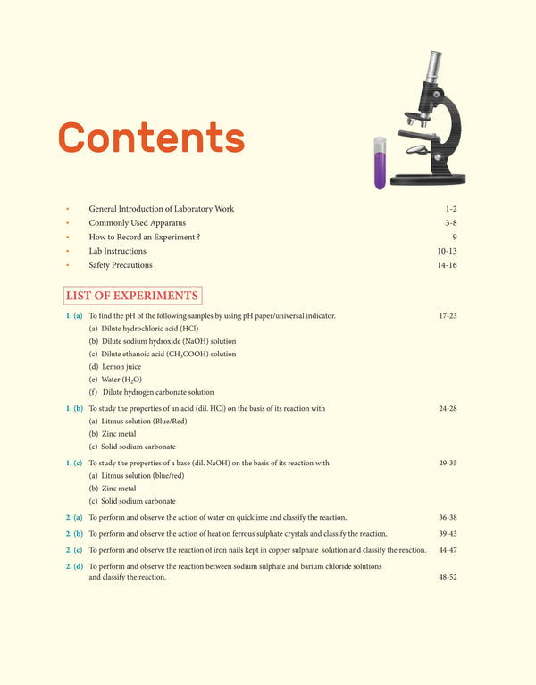 Laboratory Manual Science for CBSE Class X (10th) | Complete Practical Book with Experiments, Viva Voce Questions & Answers | NCERT Compliant Lab Book