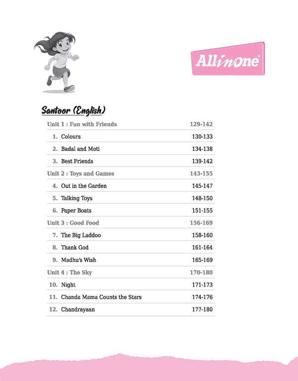 All in One Maths , English , Hindi & EVS Class 3 | A Guide cum Practice Book for All Subjects