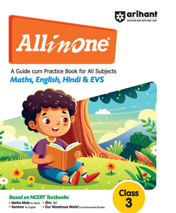 All in One Maths , English , Hindi & EVS Class 3 | A Guide cum Practice Book for All Subjects