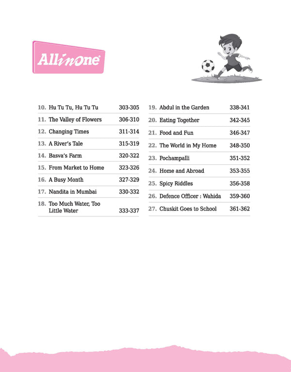 All in One Maths , English , Hindi & EVS Class 4 | A Guide Cum Practice Book for all Subjects